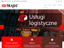 Tablet Screenshot of dk-trade.pl